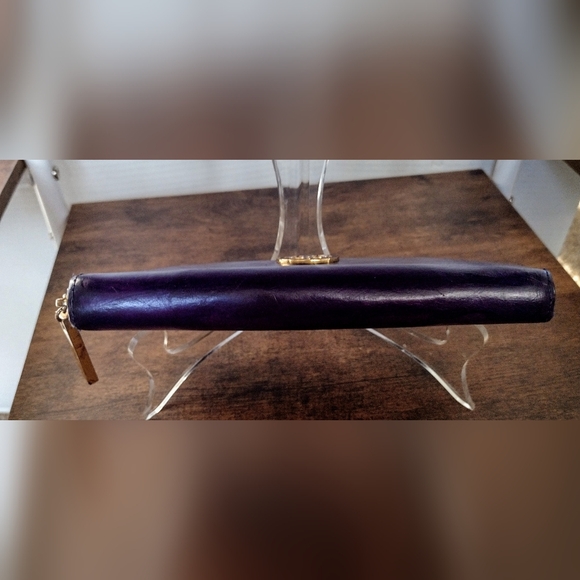 Tory Burch Purple Leather Wallet - Picture 6 of 10